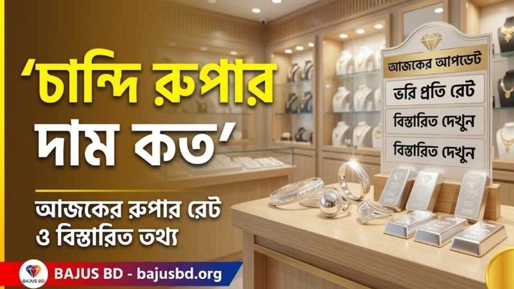 চান্দি রুপার দাম কত