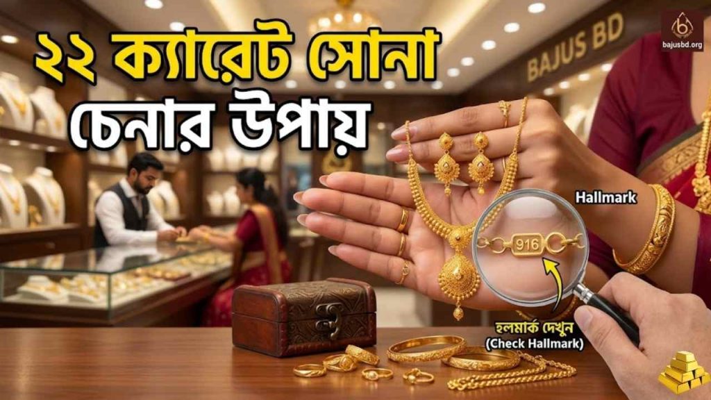 ২২ ক্যারেট সোনা চেনার উপায়